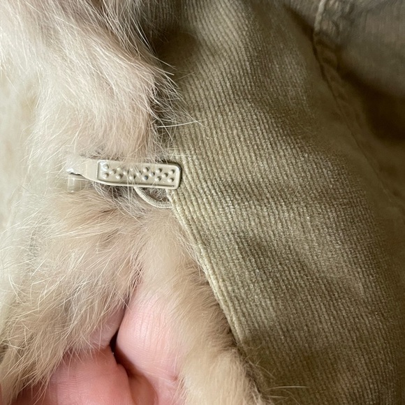 Jennifer J Corduroy W/Fur Trim Jacket Sz S - Picture 4 of 8